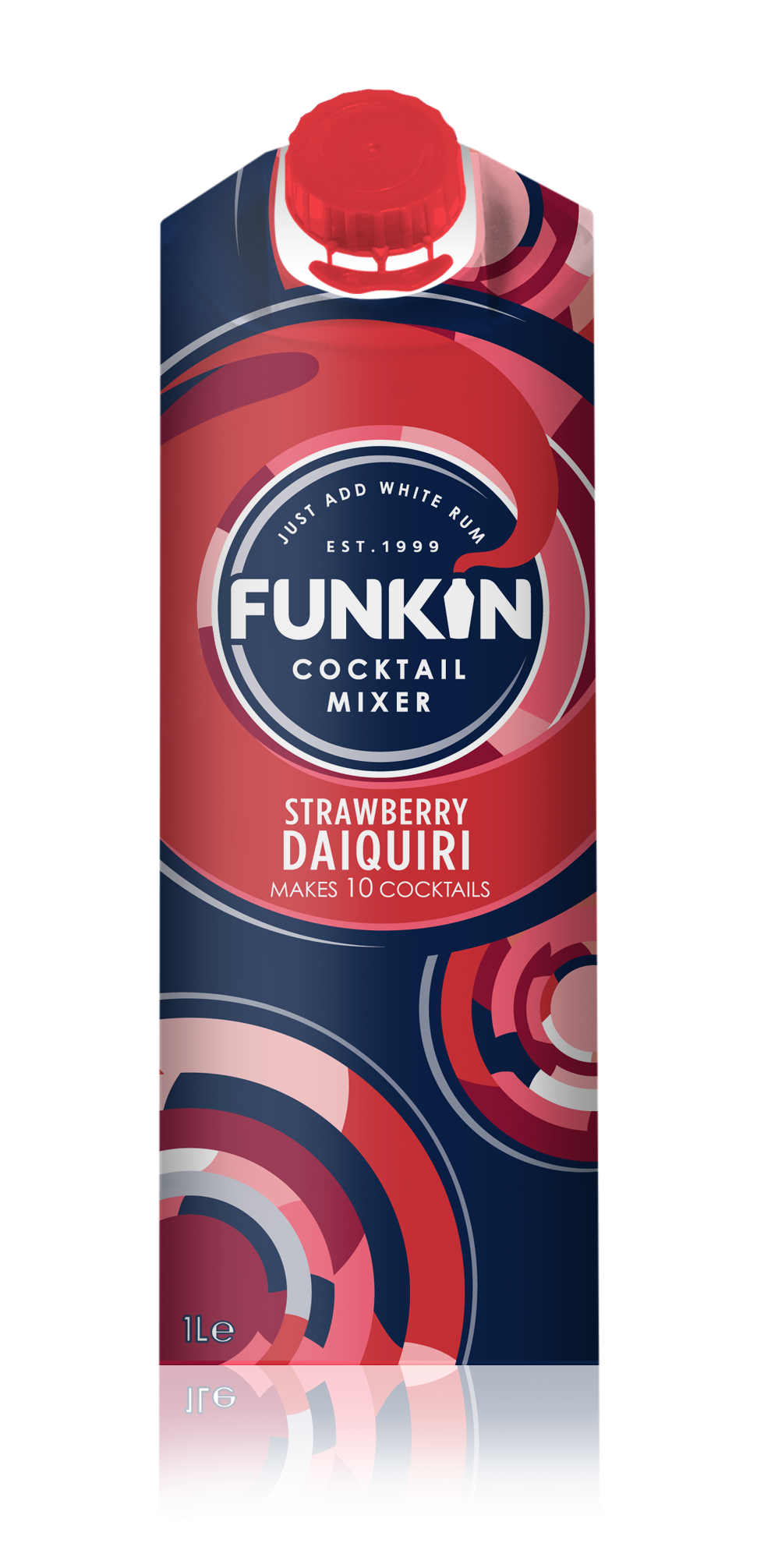 Funkin Passion Fruit Strawberry Daiquiri Cocktail Mixer De Kuyper